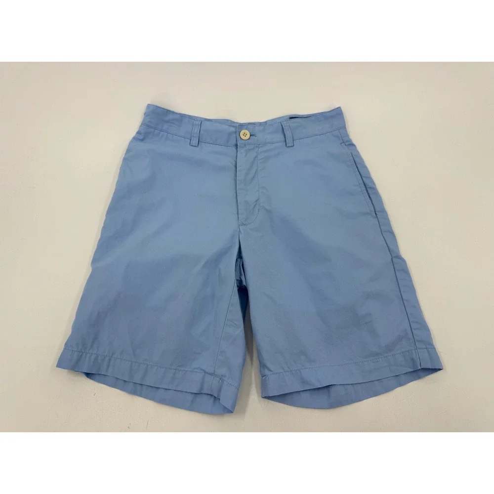 Vineyard Vines Mens 28 Club Short Light Blue Cotton‎ Twill Chino Shorts 1H0001